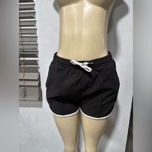 Vans Black and White Athletic Shorts